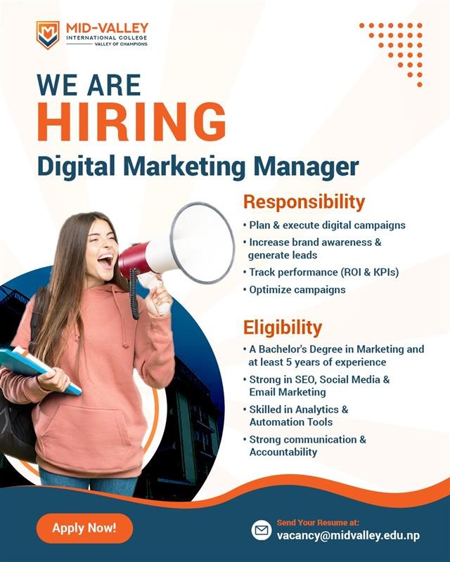 Digital Vacancy | Job Vacancy